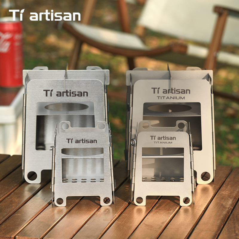 Camping Cooking Wood Stove - Tiartisan Estufa de Camping de Acero