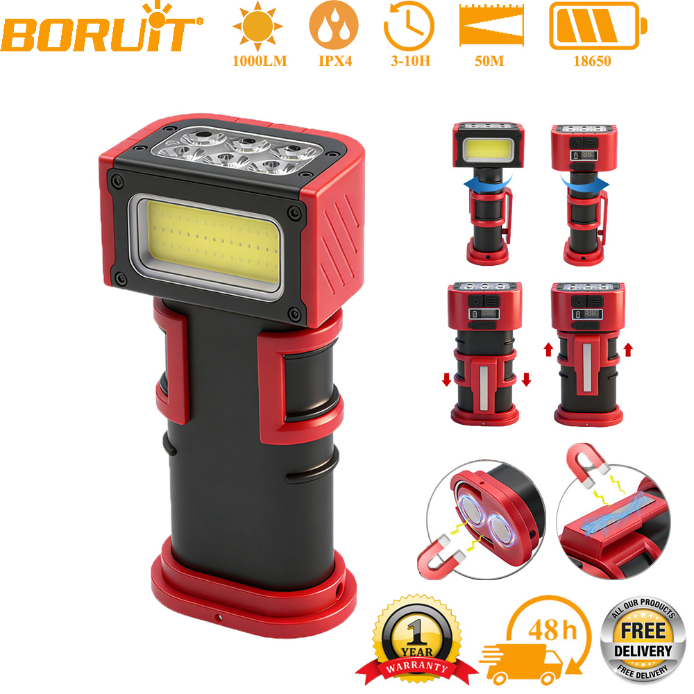 Camping Cooking Fish - Lámpara de Trabajo LED COB BORUiT