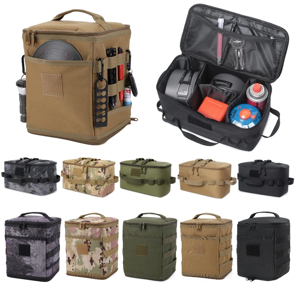 Camping Cooking Organizer - Bolsa táctica, bolsa de almacenamiento para
