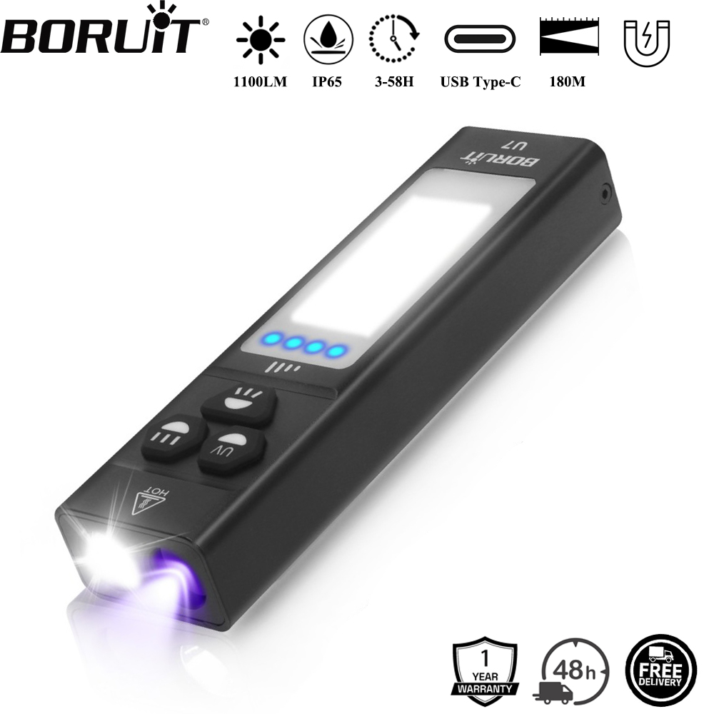 Camping Cooking Fish - BORUiT U7 UV LED EDC linterna