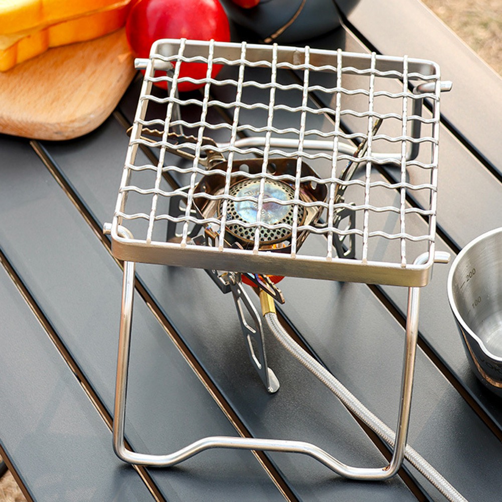 Camp Grill Portable Folding - Parrilla plegable ABGG-BBQ, soporte de Gas
