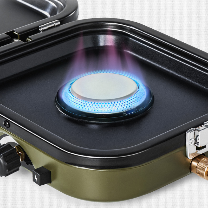 Camping Double Cooking Stove - Estufa de Gas Plegable de Doble