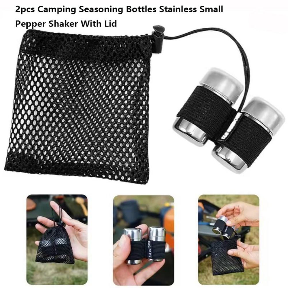 Camping Cooking Multi Tool - 2 piezas de botellas de condimentos