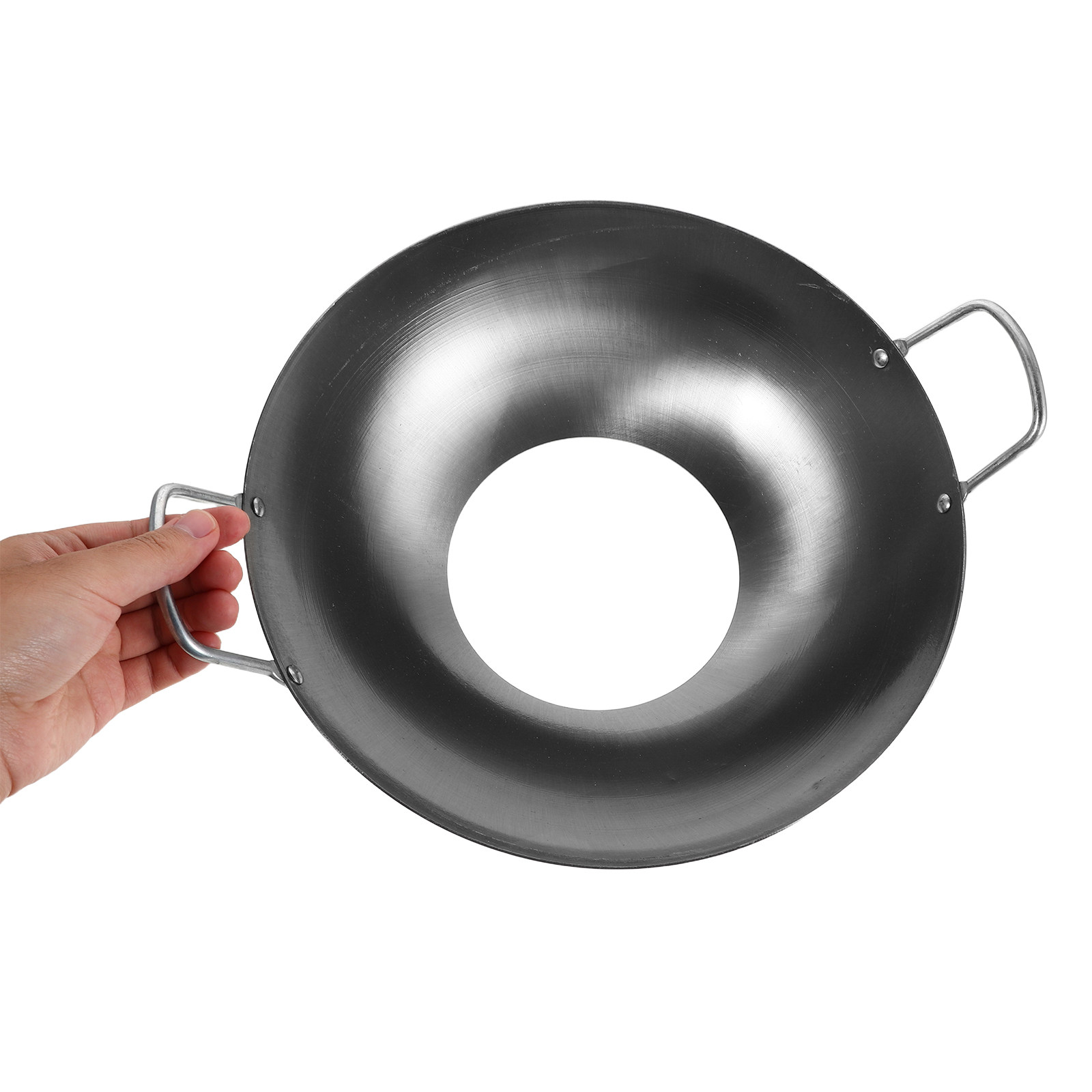 Camping Cooking Wok - Anillo de hierro para wok, soporte