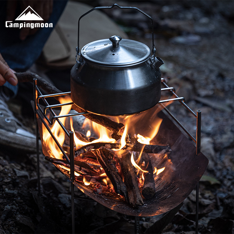 Camp Grill Portable Folding - CAMPINGMOON SOLO-A4 Incinerador Plegable Portátil para