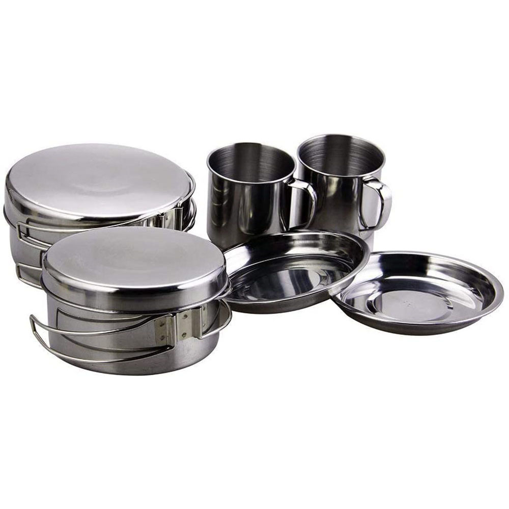 Camping Cooking Set Large - Juego de utensilios de cocina para