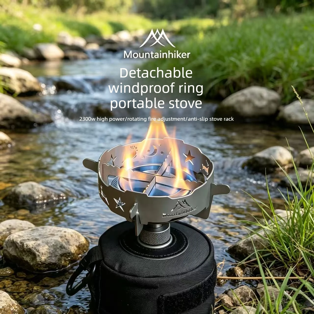 Camping Cooking Ring - Estufa de Camping con Anillo Antiviento