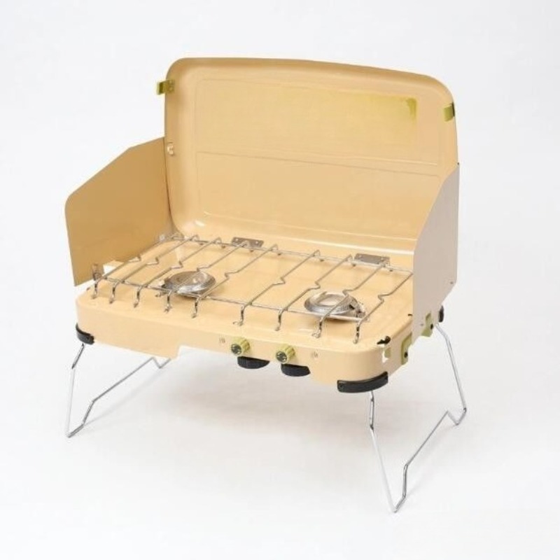 Camping Double Cooking Stove - Estufa de Cassette portátil a prueba