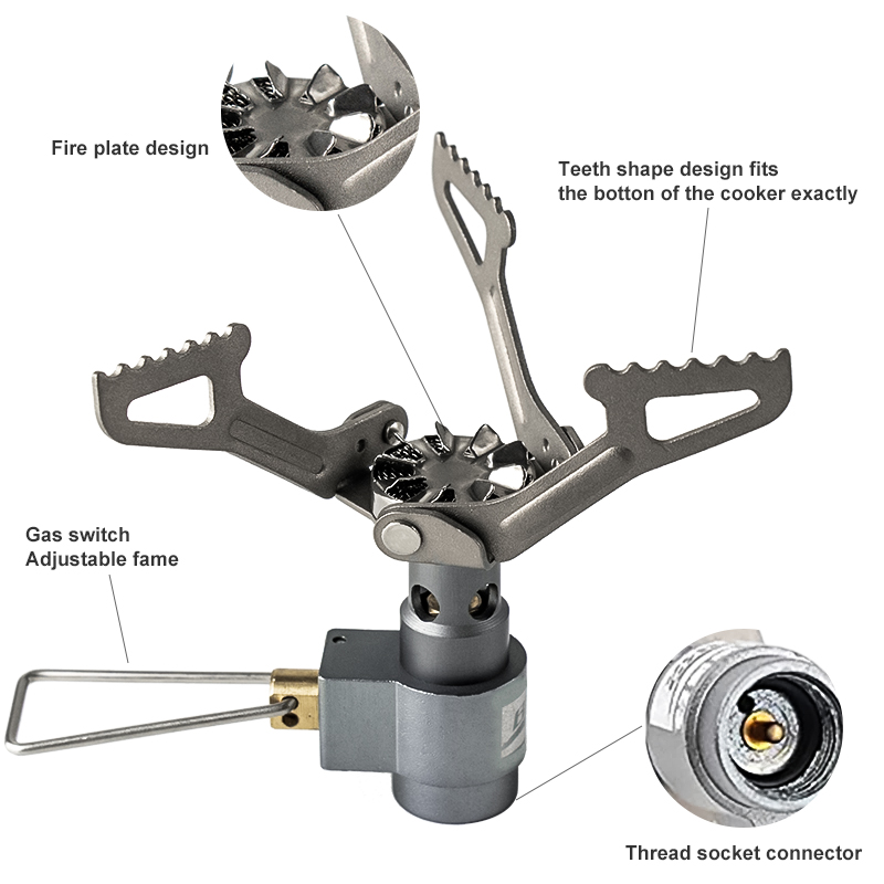 BRS-estufa de Gas para exterio - Camping Cooking Wood Stove reseña y precio