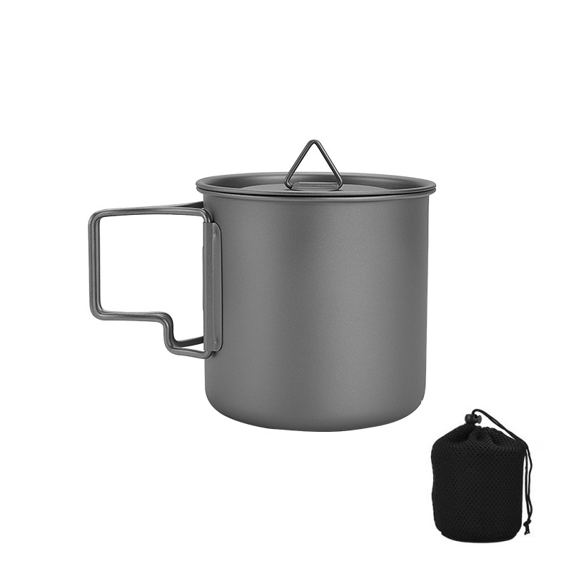 Taza de camping de titanio con - Camping Cooking Backpack reseña y precio
