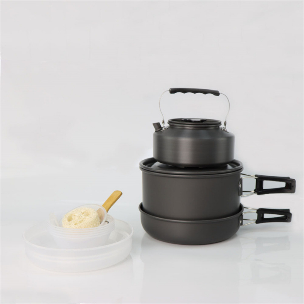Juego de Cocina para Acampar a - Camping Cooking Set Large reseña y precio