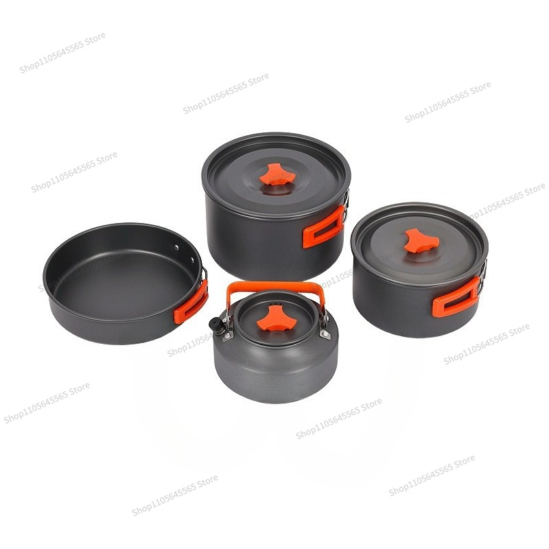Juego de Utensilios de Cocina  - Camping Cooking Set For 4 reseña y precio