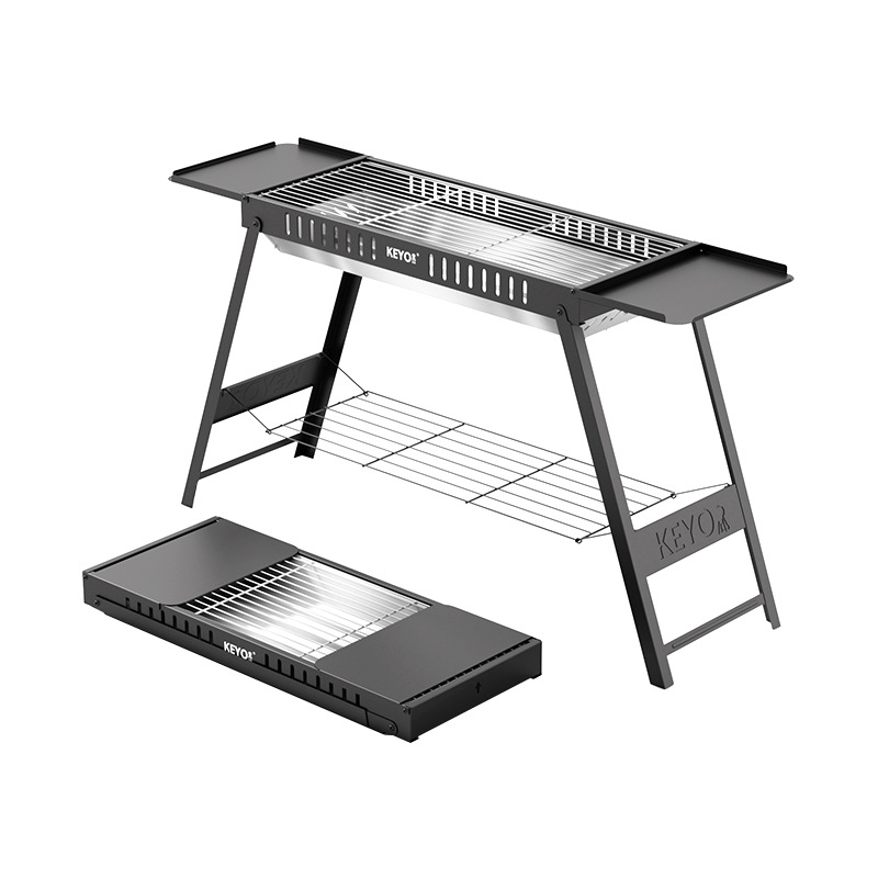 Parrilla de Barbacoa Portátil  - Camp Grill Portable Folding reseña y precio