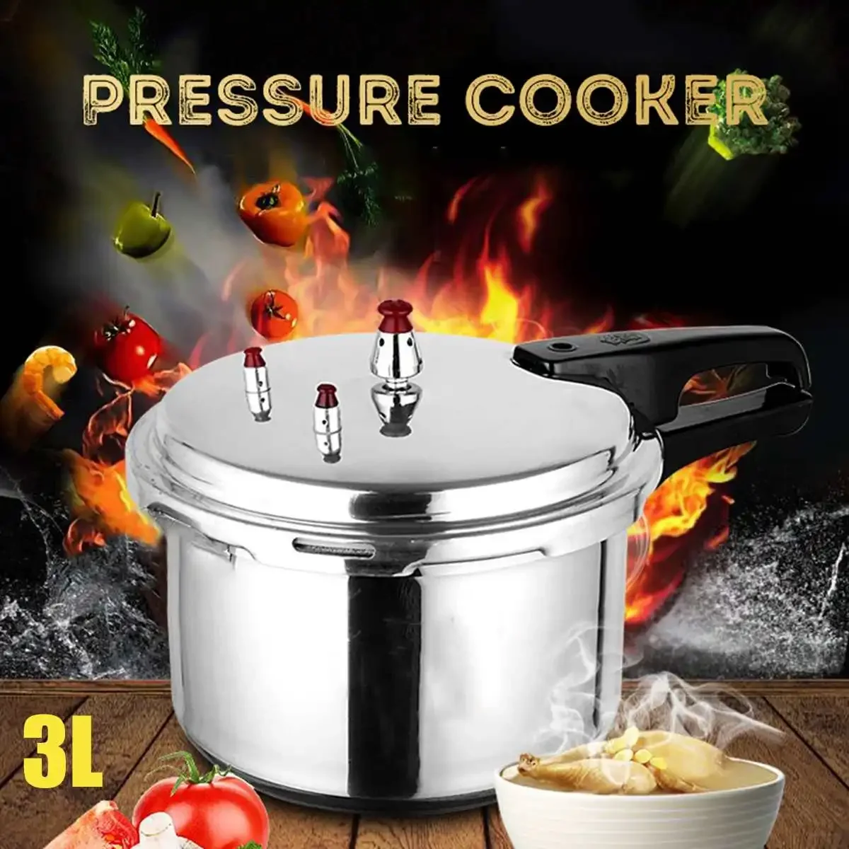 Olla a presión de cocina de 18 - Camping Cooking Set For 4 reseña y precio