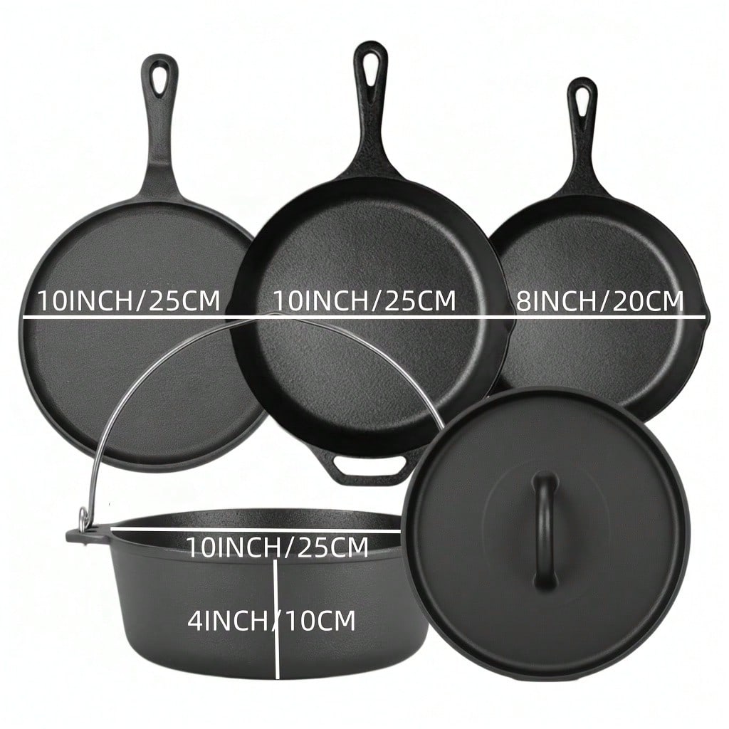 PACILACK Juego de Ollas y Sart - Camping Cooking Set For 4 reseña y precio