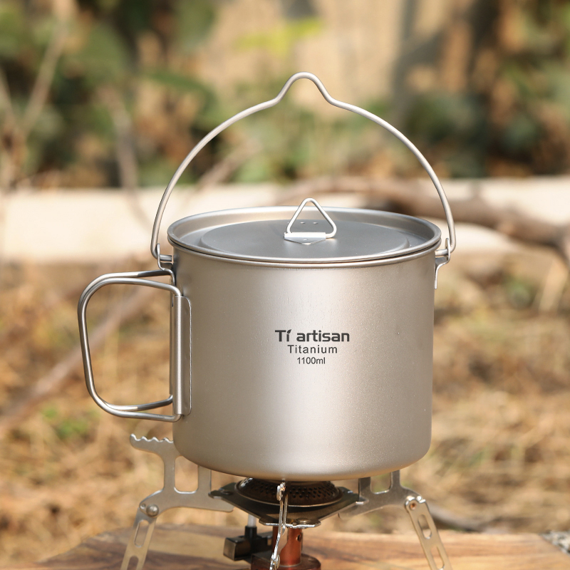 Tiartisan - Juego de ollas de  - Camping Cooking Backpack reseña y precio