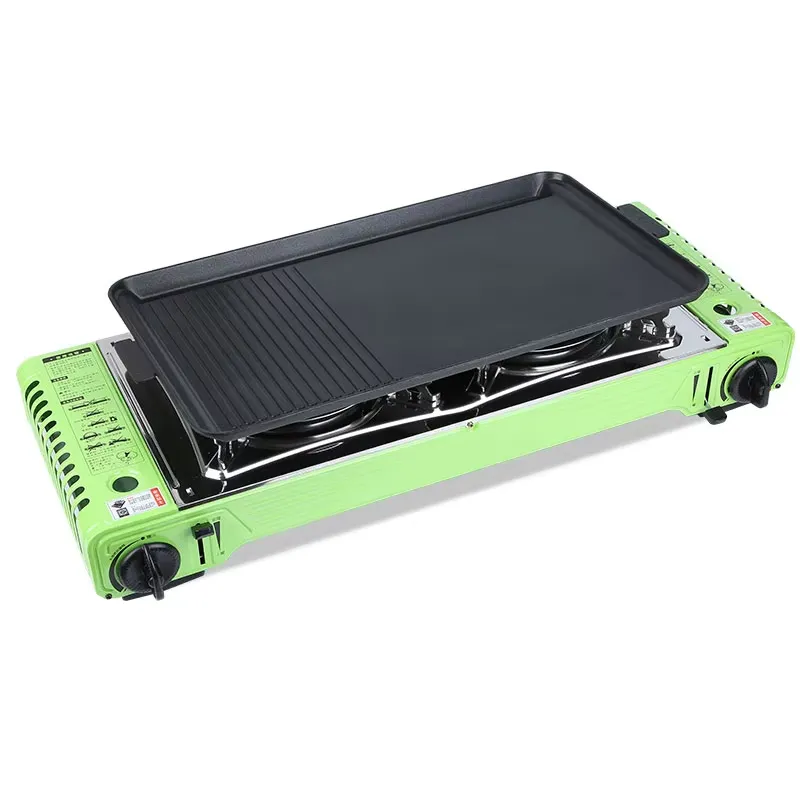Mesa de Camping Portátil para  - Camping Double Cooking Stove reseña y precio