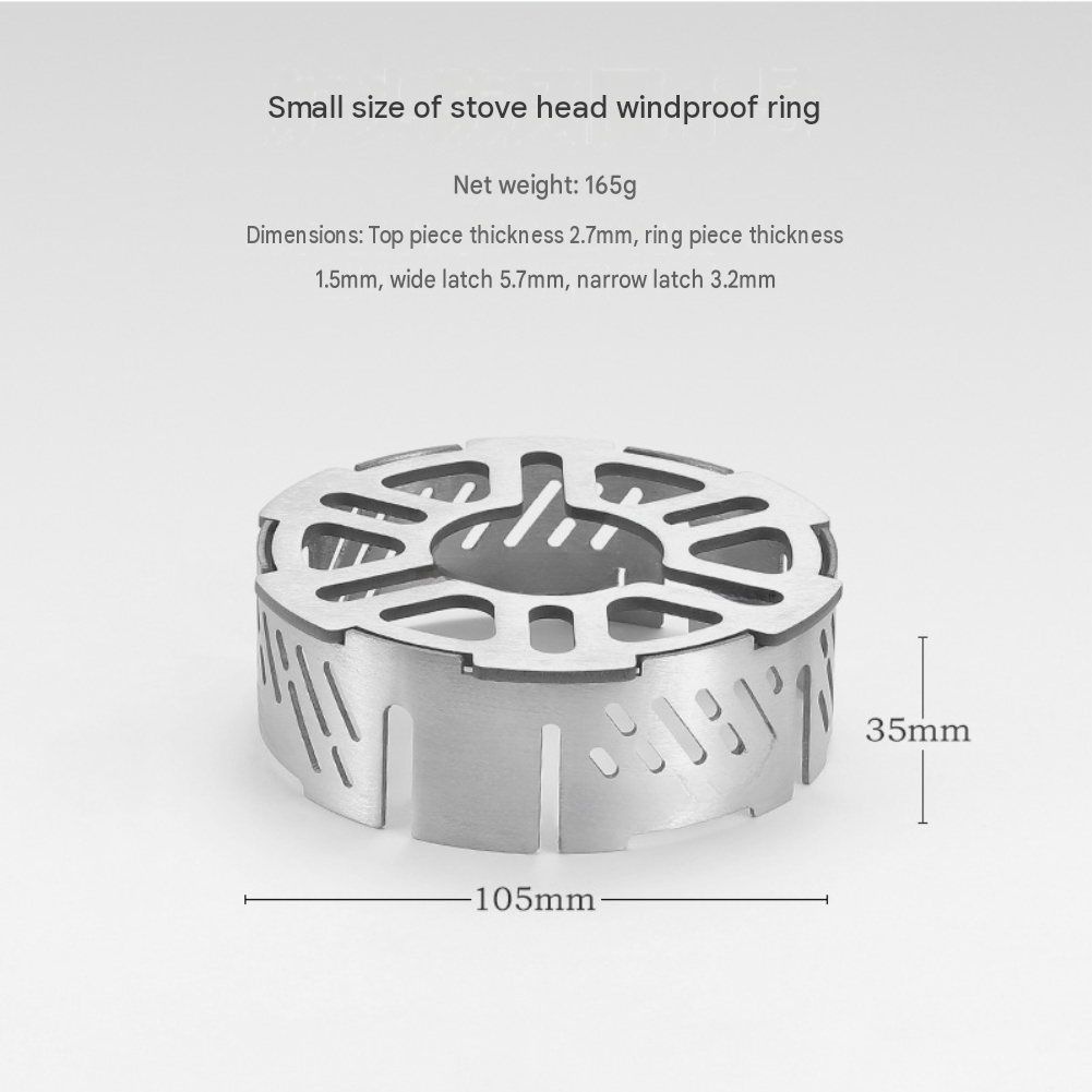 Anillo cortavientos de acero i - Camping Cooking Ring reseña y precio