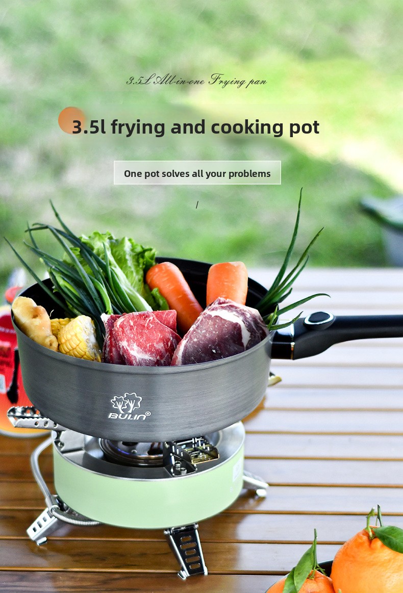 Sartén antiadherente Bulin 202 - Camping Cooking Wok reseña y precio