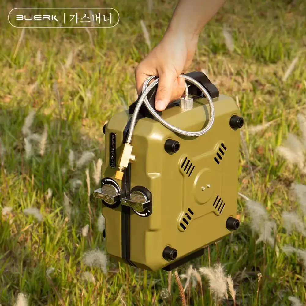 Estufa de Camping BUERK, quema - Camping Double Cooking Stove reseña y precio