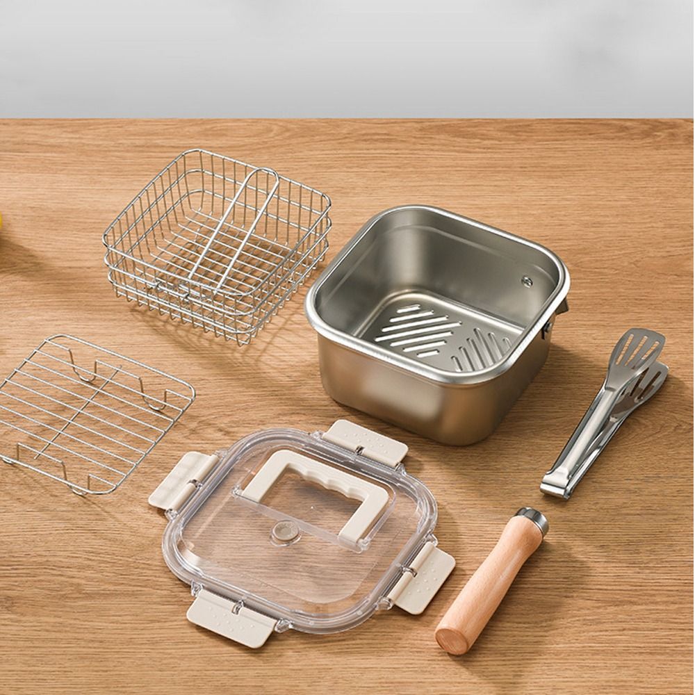 Sartén portátil de acero inoxi - Camping Cooking Wok reseña y precio