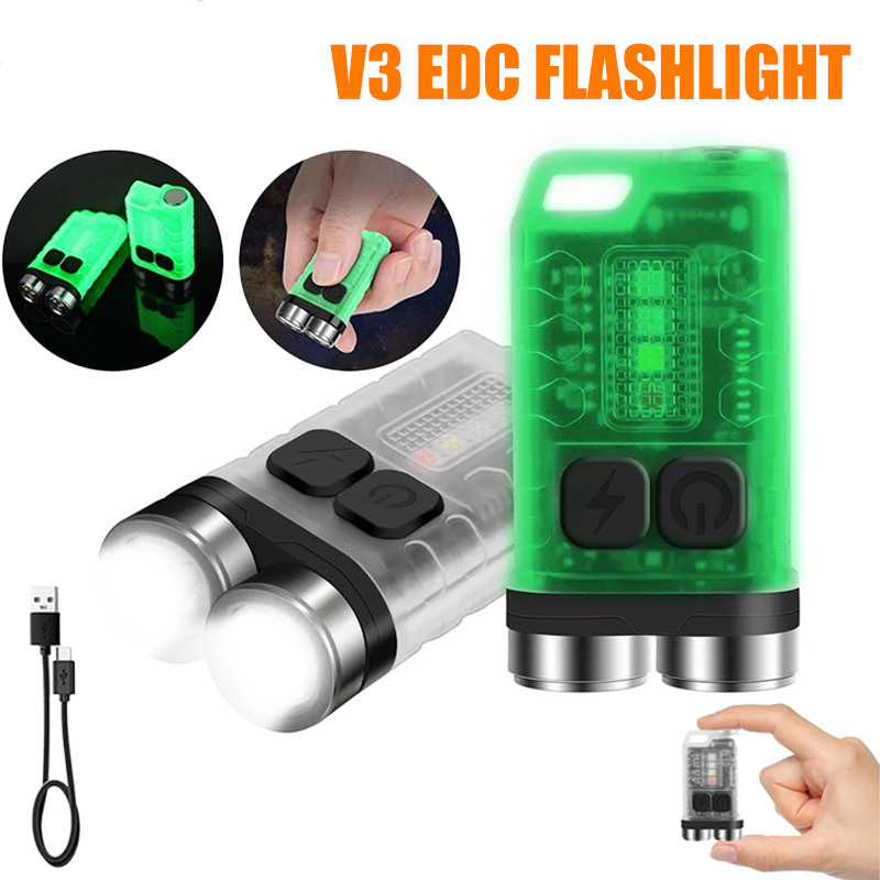 Linterna LED V3 EDC, Mini Lint - Camping Cooking Fish reseña y precio