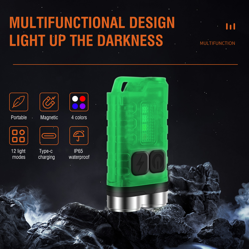 Linterna LED V3 EDC, Mini Lint - Camping Cooking Fish reseña y precio