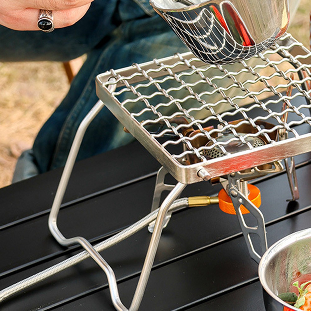 Parrilla plegable ABGG-BBQ, so - Camp Grill Portable Folding reseña y precio