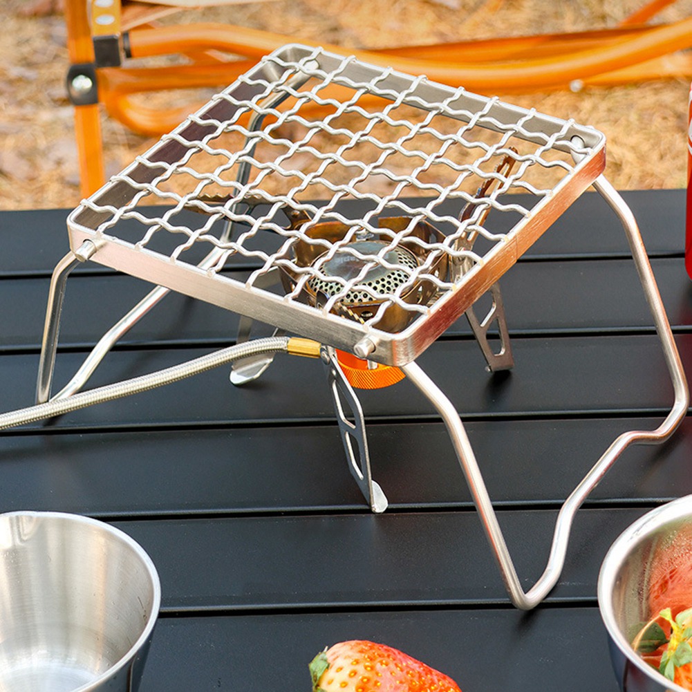 Parrilla plegable ABGG-BBQ, so - Camp Grill Portable Folding reseña y precio