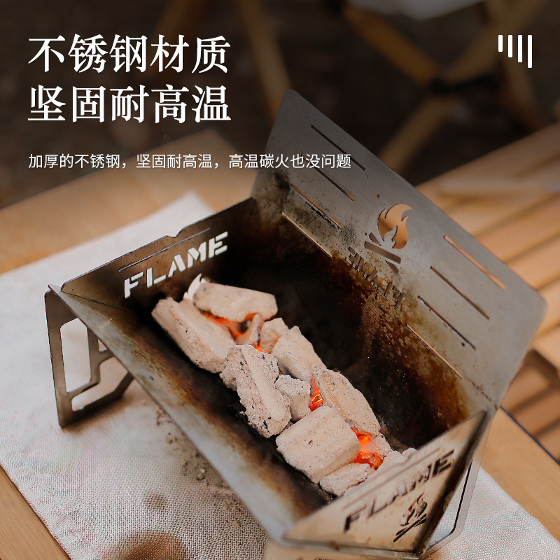 Estufa de leña para exteriores - Camping Cooking Fire Pit reseña y precio