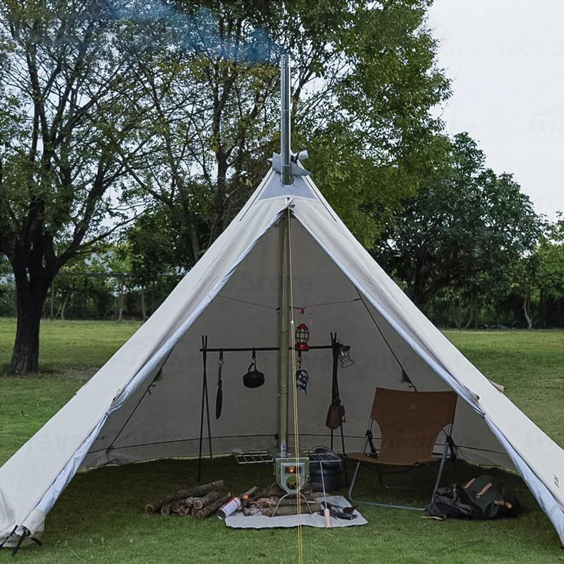 Tapa de chimenea para estufa d - Camping Cooking Wood Stove reseña y precio