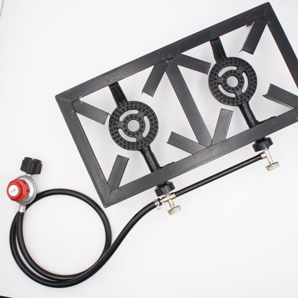 Estufa de Gas de Doble Quemado - Camping Double Cooking Stove reseña y precio