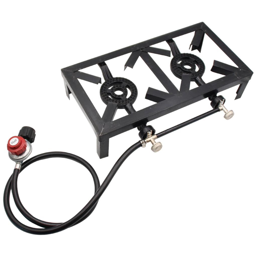 Estufa de Gas de Doble Quemado - Camping Double Cooking Stove reseña y precio