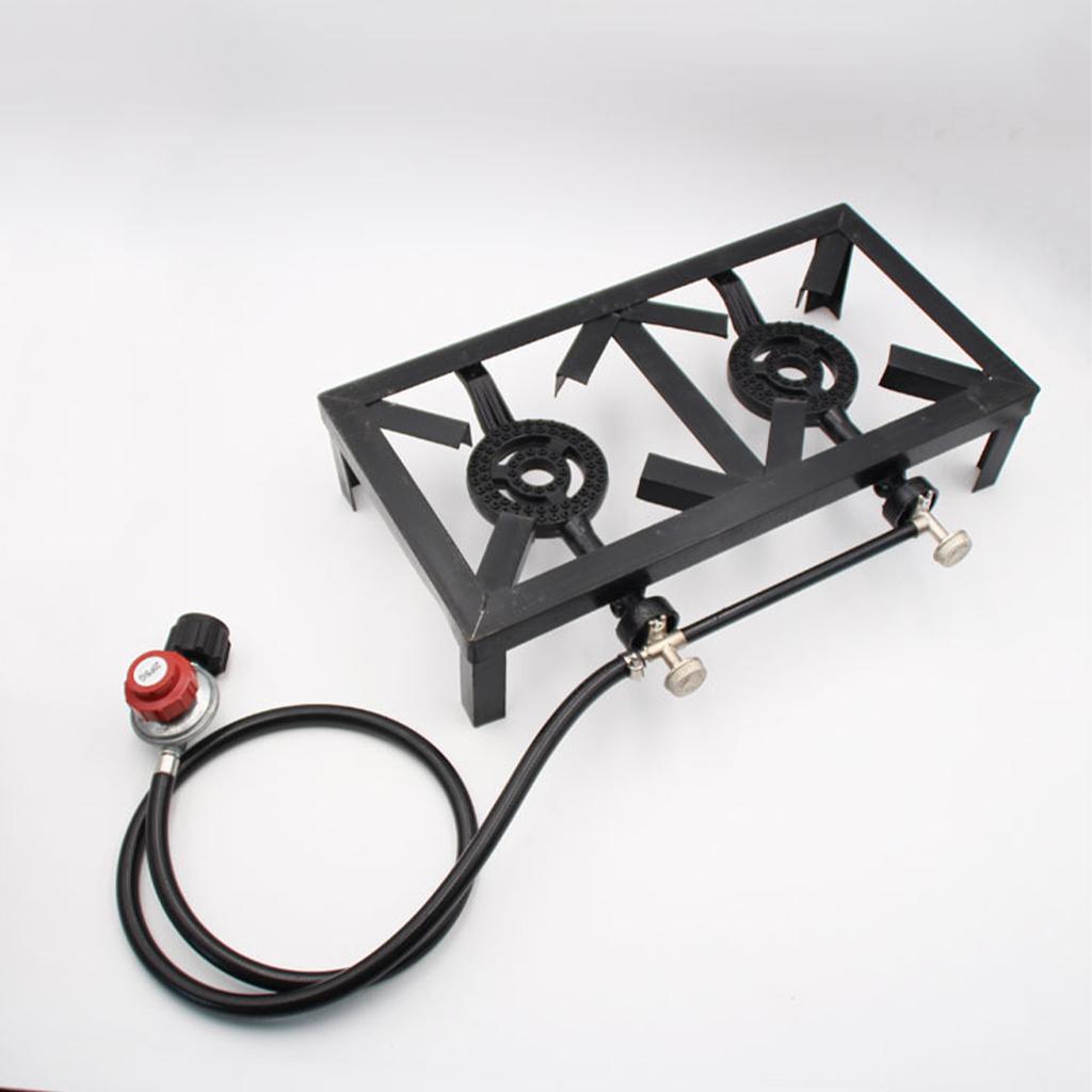 Estufa de Gas de Doble Quemado - Camping Double Cooking Stove reseña y precio