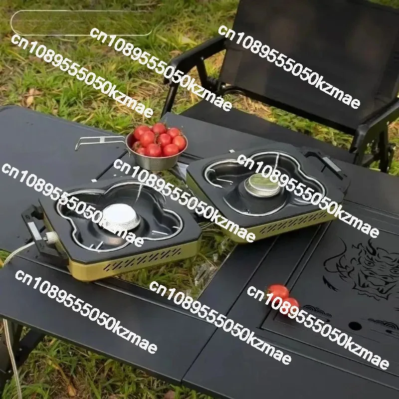 Estufa de Camping Portátil de  - Camping Double Cooking Stove reseña y precio