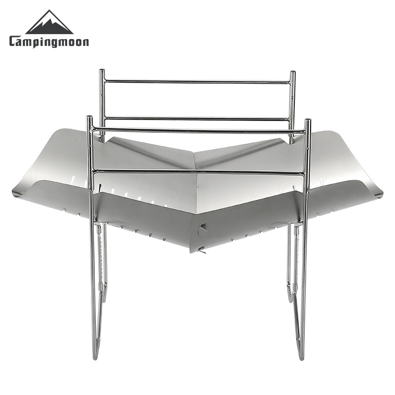 CAMPINGMOON SOLO-A4 Incinerado - Camp Grill Portable Folding reseña y precio