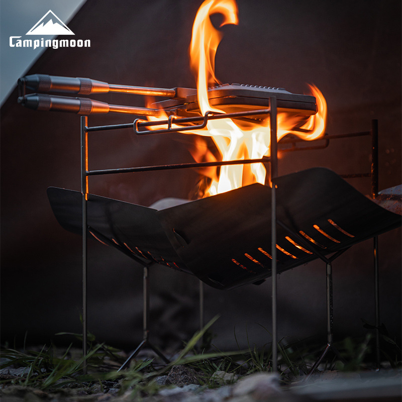 CAMPINGMOON SOLO-A4 Incinerado - Camp Grill Portable Folding reseña y precio