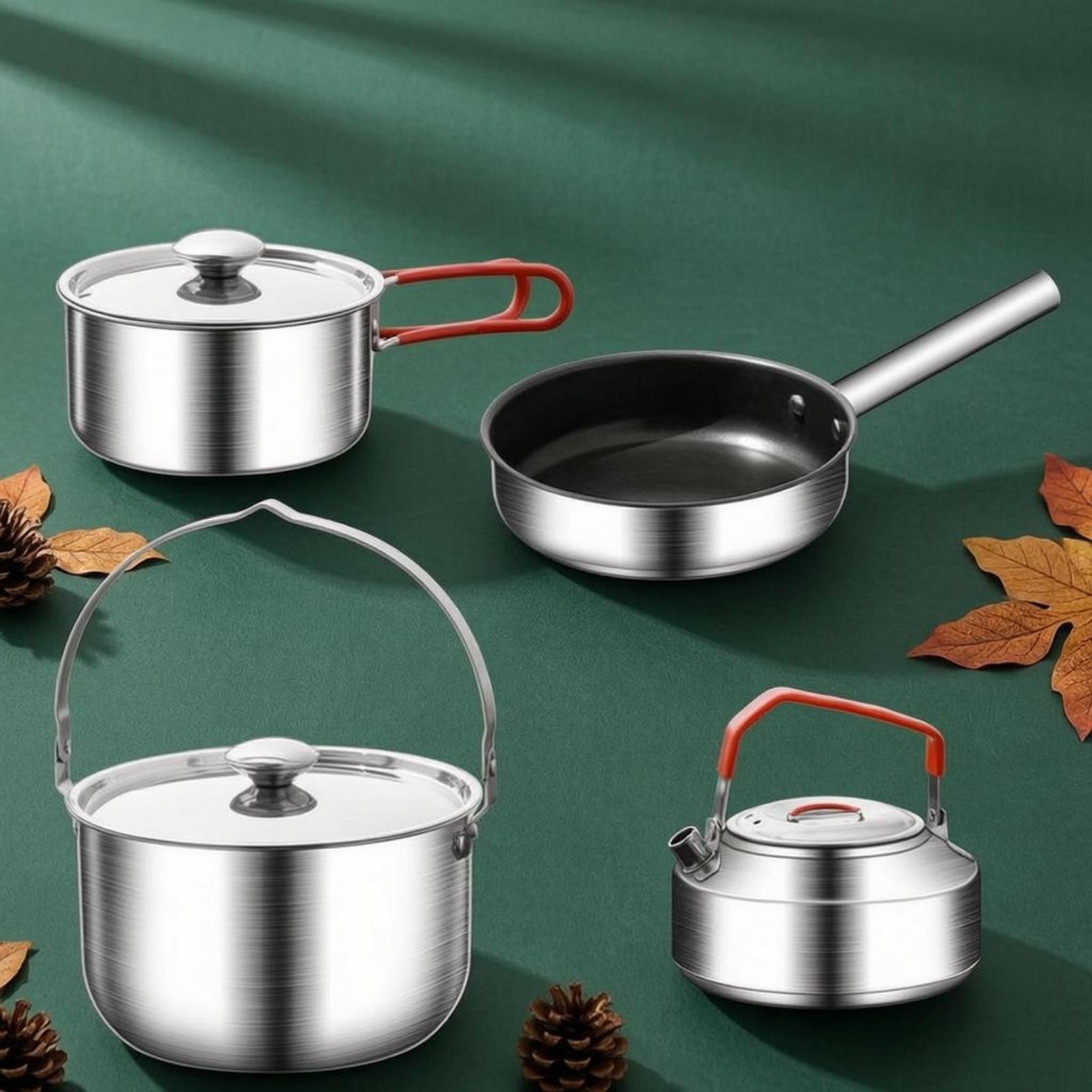 Juego de utensilios de cocina  - Camping Cooking Set For 4 reseña y precio