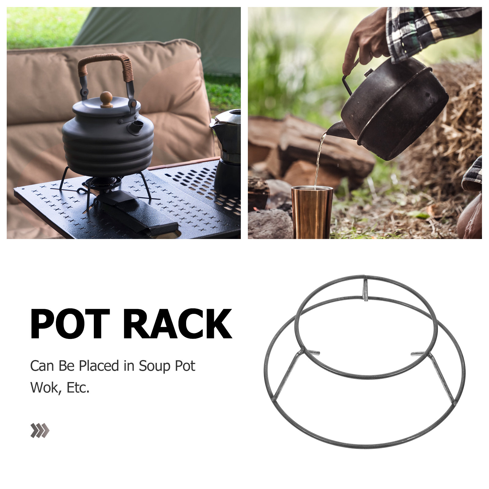 Soporte Multifuncional para Ol - Camping Cooking Wok reseña y precio