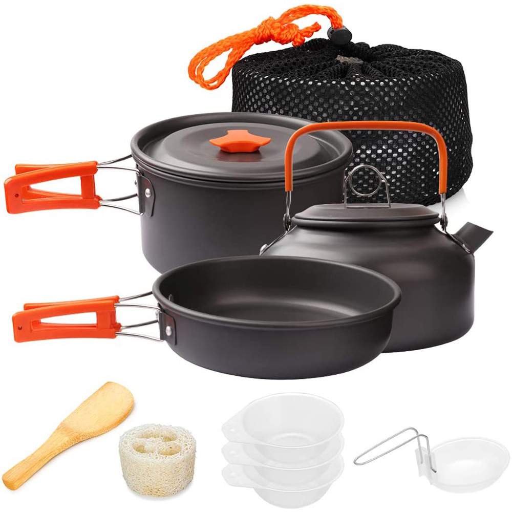 1 Uds./1 Juego de utensilios d - Camping Cooking Set For 4 reseña y precio