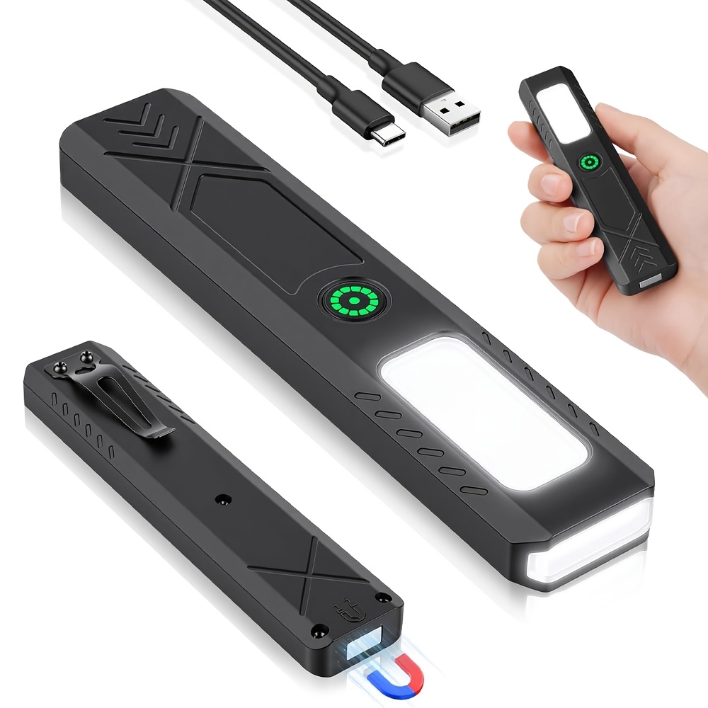 Linterna LED recargable de man - Camping Cooking Fish reseña y precio