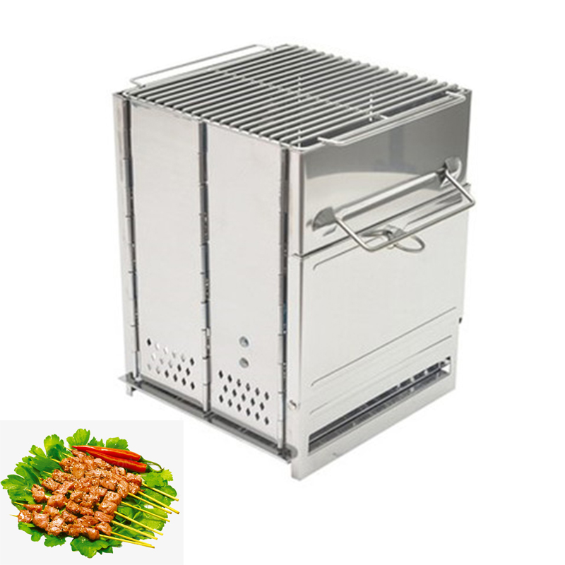 Estufa de Leña Portátil Desmon - Camping Cooking Wood Stove reseña y precio