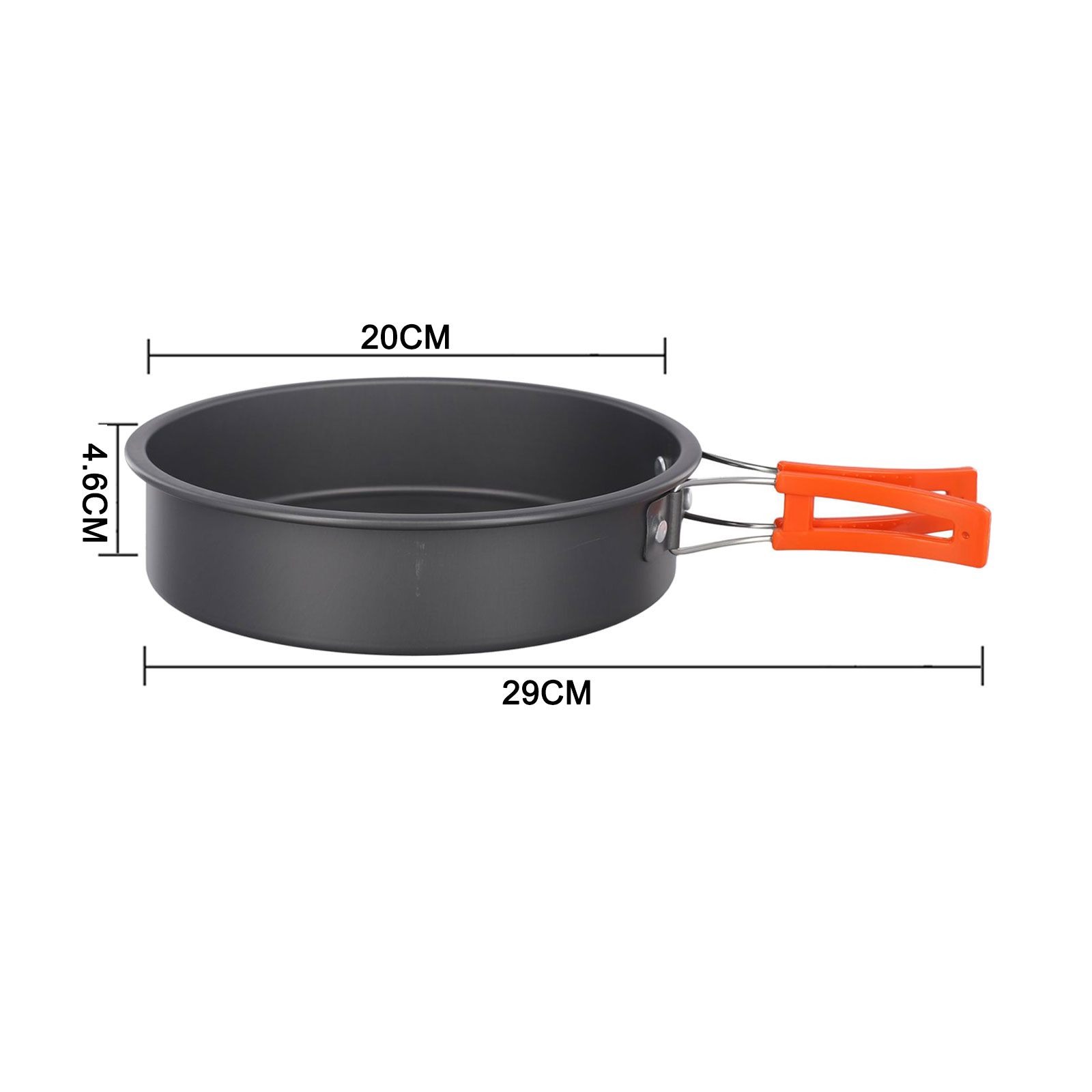 Sartén de aluminio que conduce - Camping Cooking Wok reseña y precio