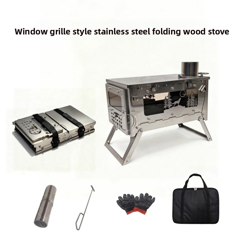 Estufa de Leña Plegable Portát - Camping Cooking Wood Stove reseña y precio