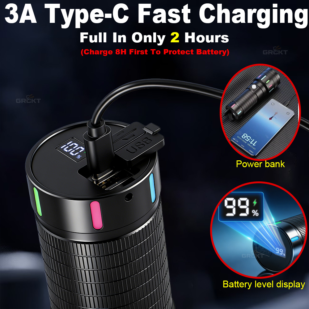 Linterna LED de alta potencia  - Camping Cooking Fish reseña y precio