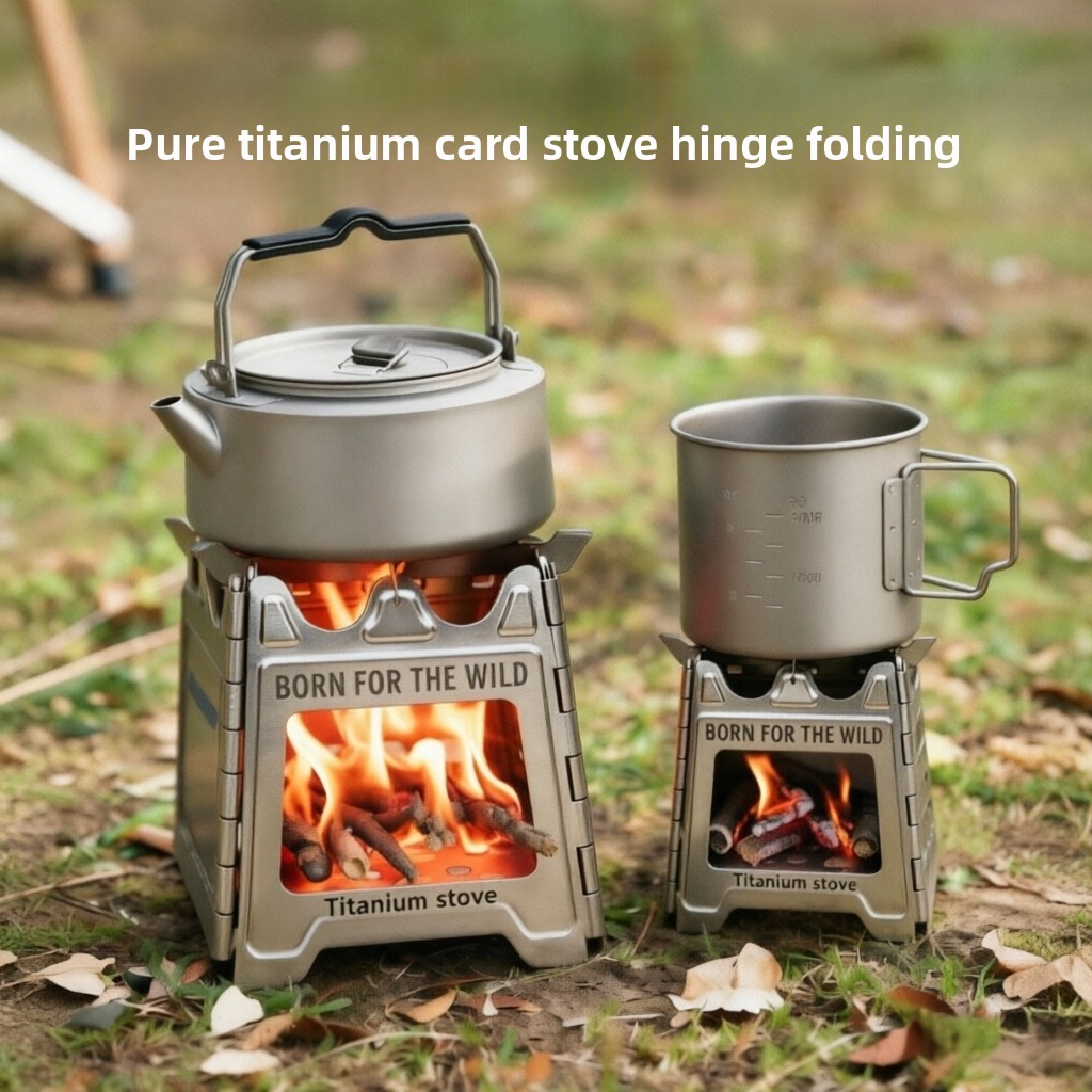 TiForge Estufa de Leña Plegabl - Camping Cooking Wood Stove reseña y precio