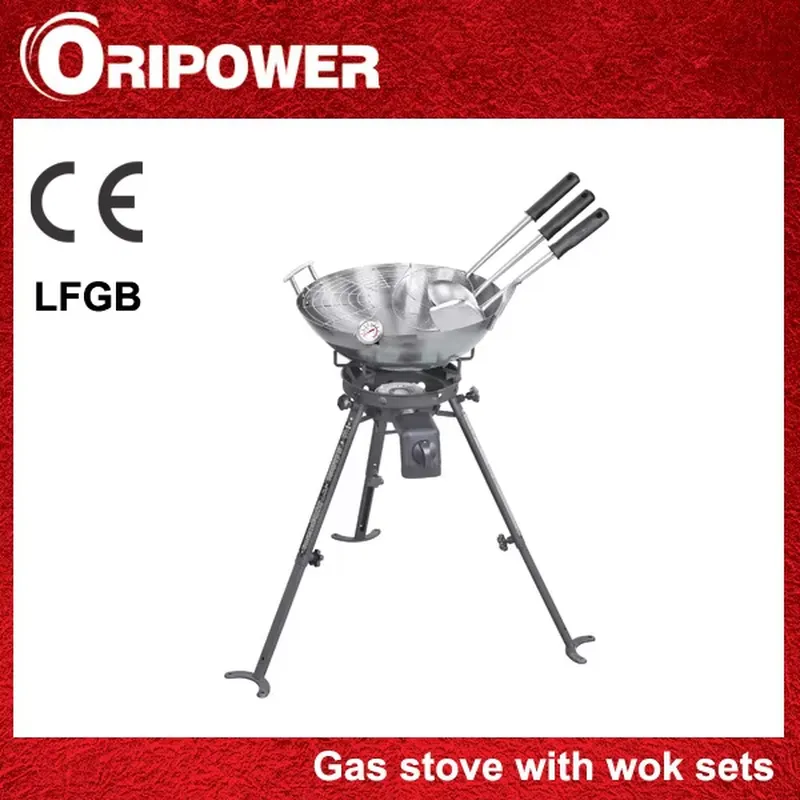 Estufa de Gas Portátil para Ac - Camping Cooking Wok reseña y precio