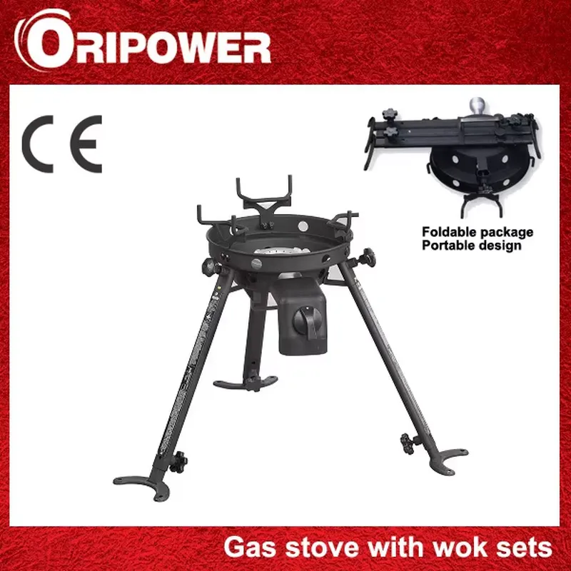 Estufa de Gas Portátil para Ac - Camping Cooking Wok reseña y precio