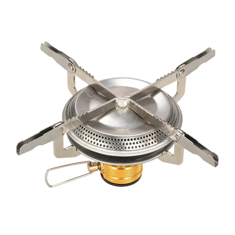 Estufa de Gas para acampar al  - Camping Cooking Wood Stove reseña y precio