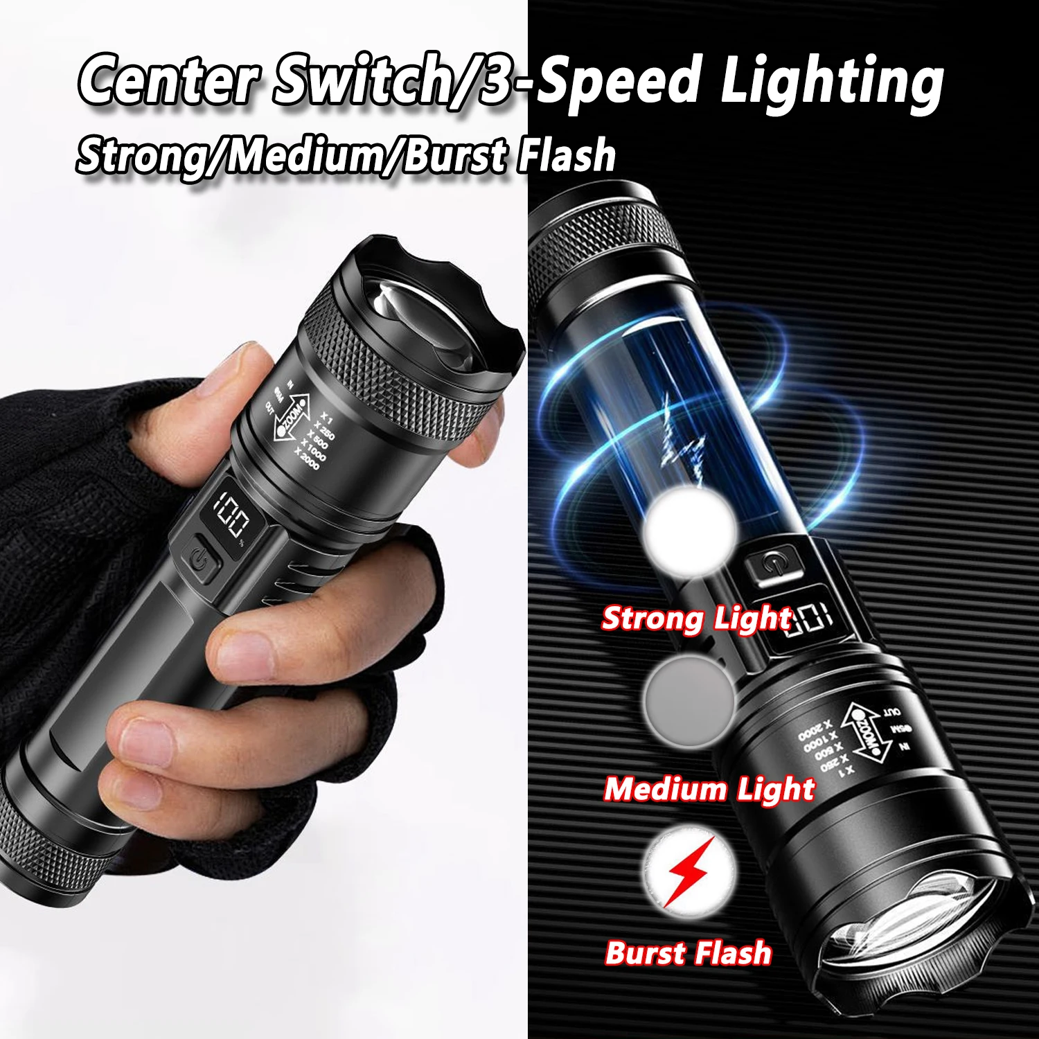 Linterna LED ultrabrillante, l - Camping Cooking Fish reseña y precio